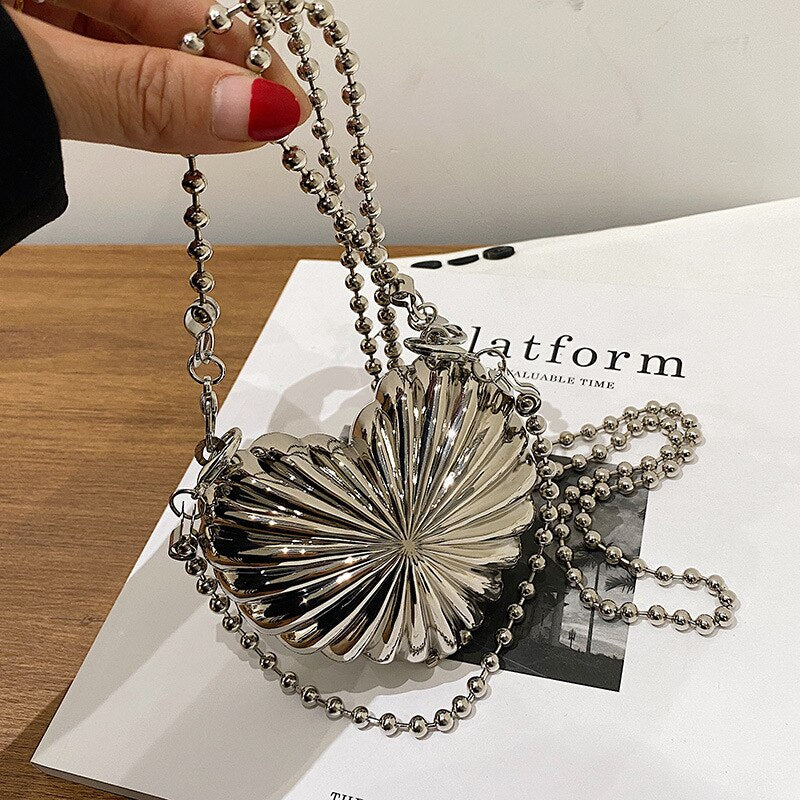 The Mini Heart Shell Bag