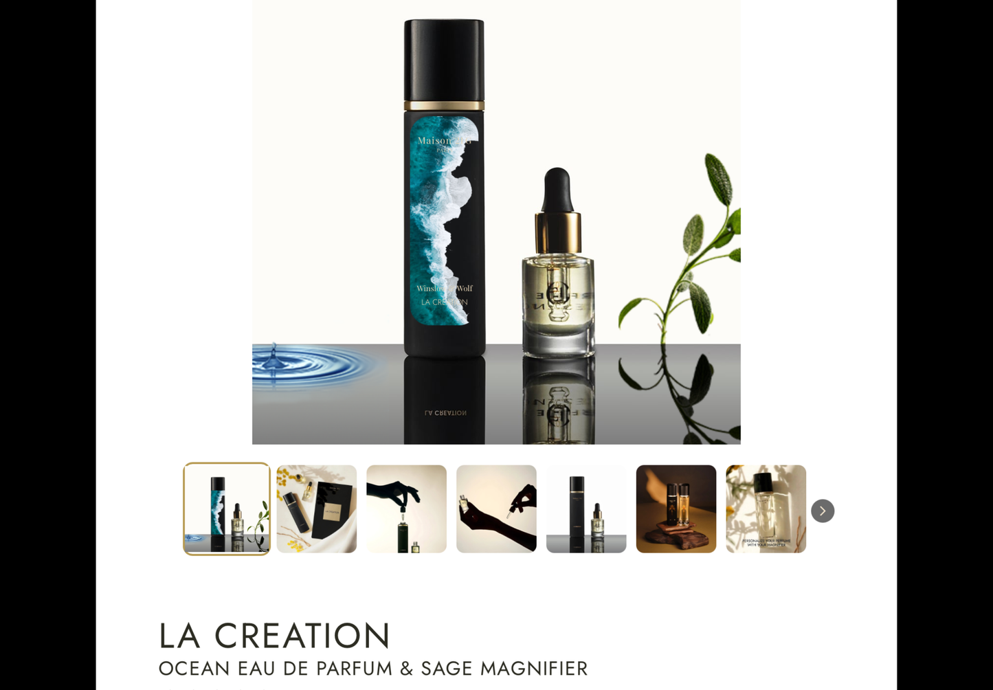 Unisex Winslow & Wolf Signature Fragrance’s (Sage & Ocean Breeze) 70ml