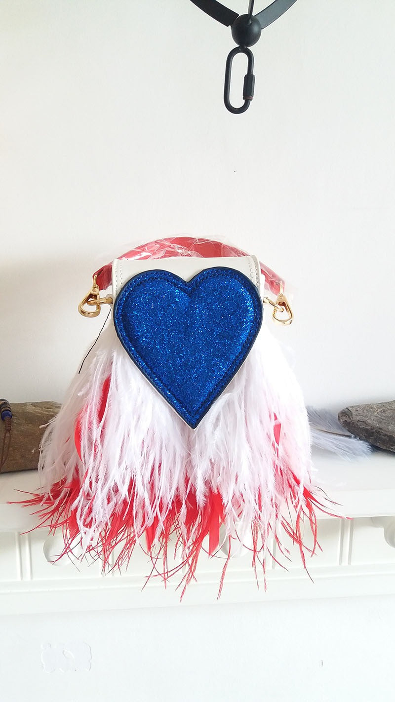 The Ostrich Heart Bag