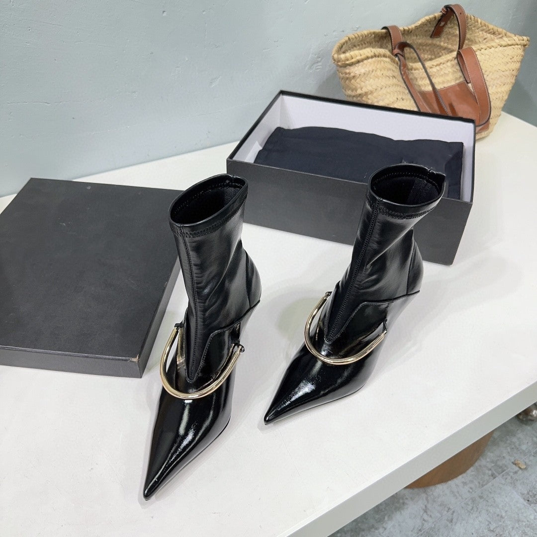 The Shiny Black Boot