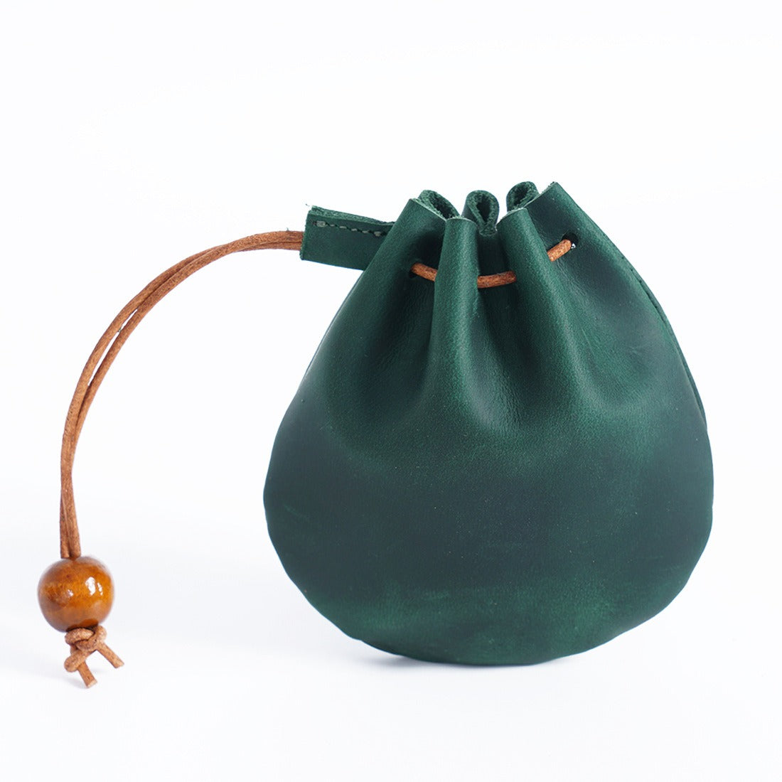 The Vintage Leather Drawstring Purse