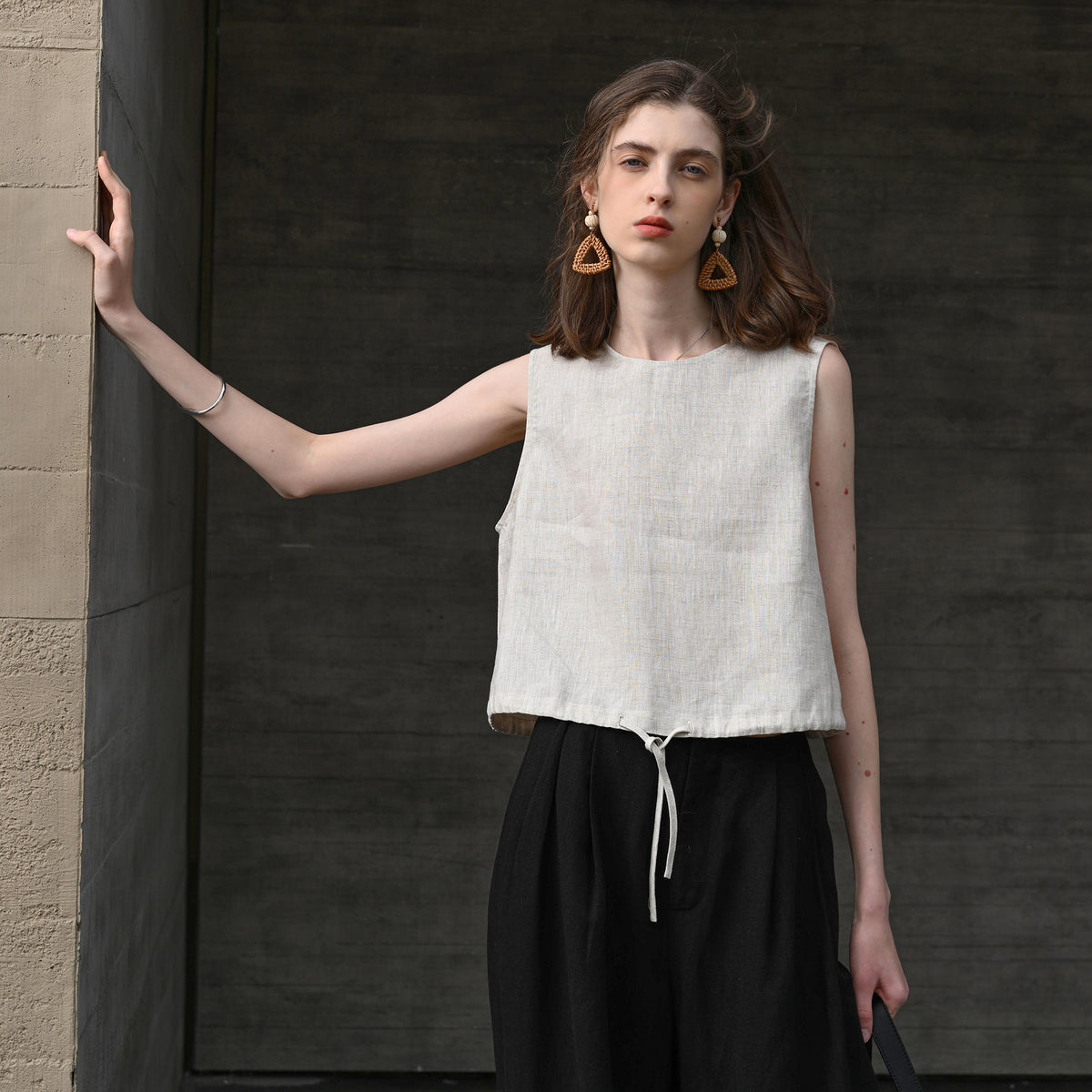 The Linen Casual Vest