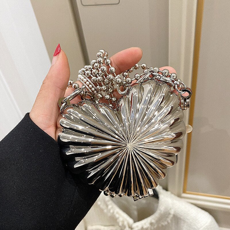 The Mini Heart Shell Bag