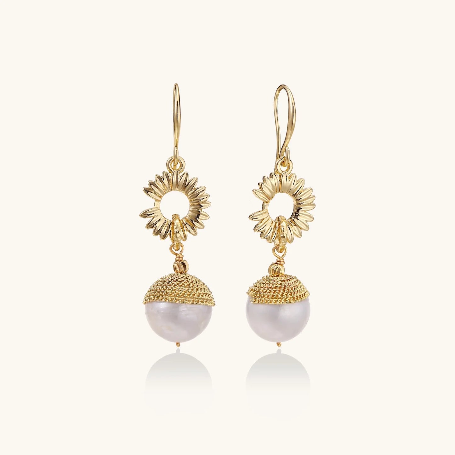 Sunburst Pearl Dangles