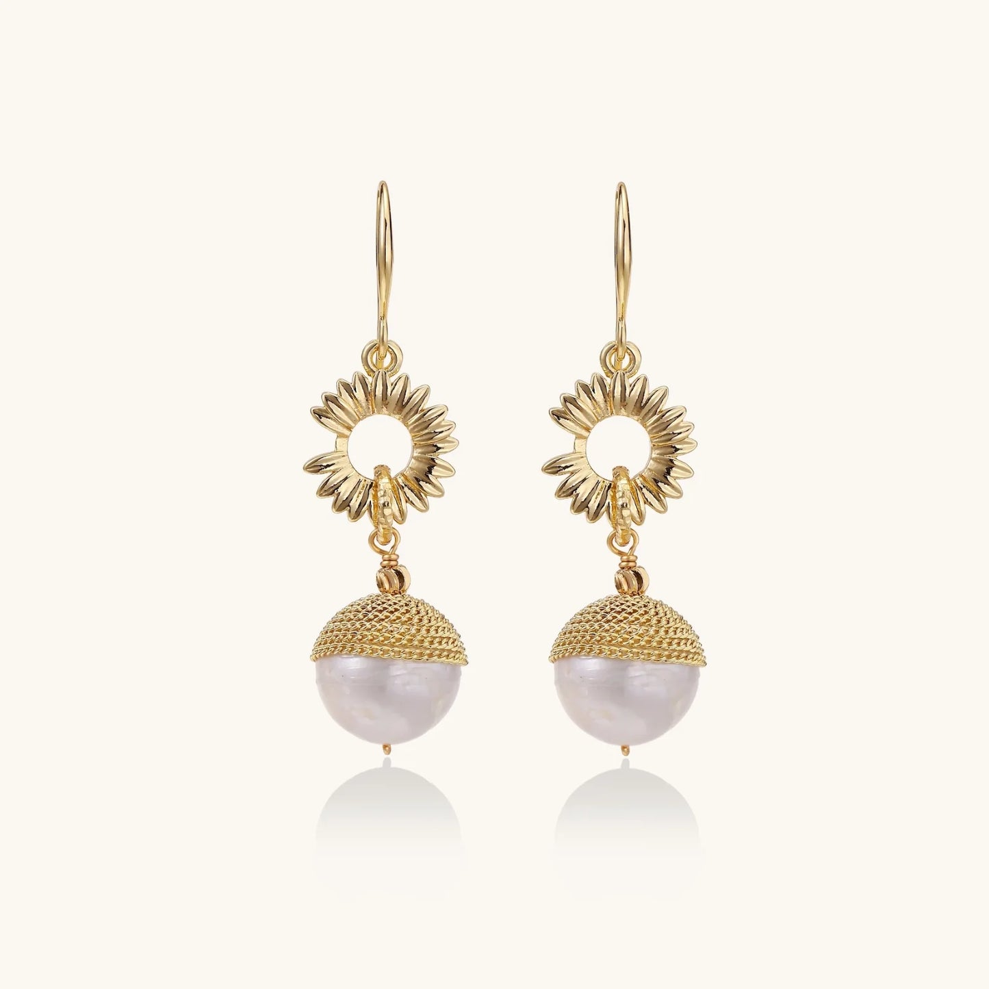 Sunburst Pearl Dangles