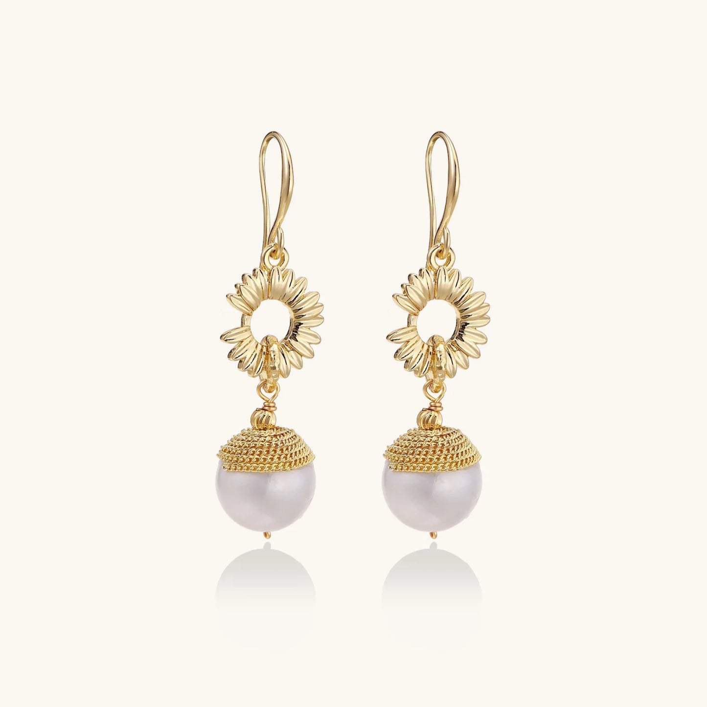 Sunburst Pearl Dangles