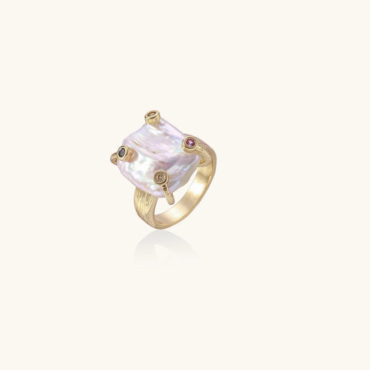 Baroque Pearl Statement Ring