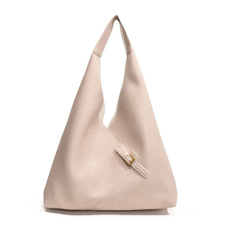 The Leather Triangle Tote
