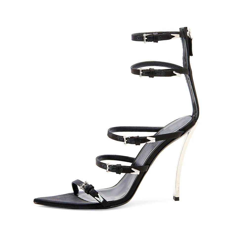 The Satin Roman Stiletto