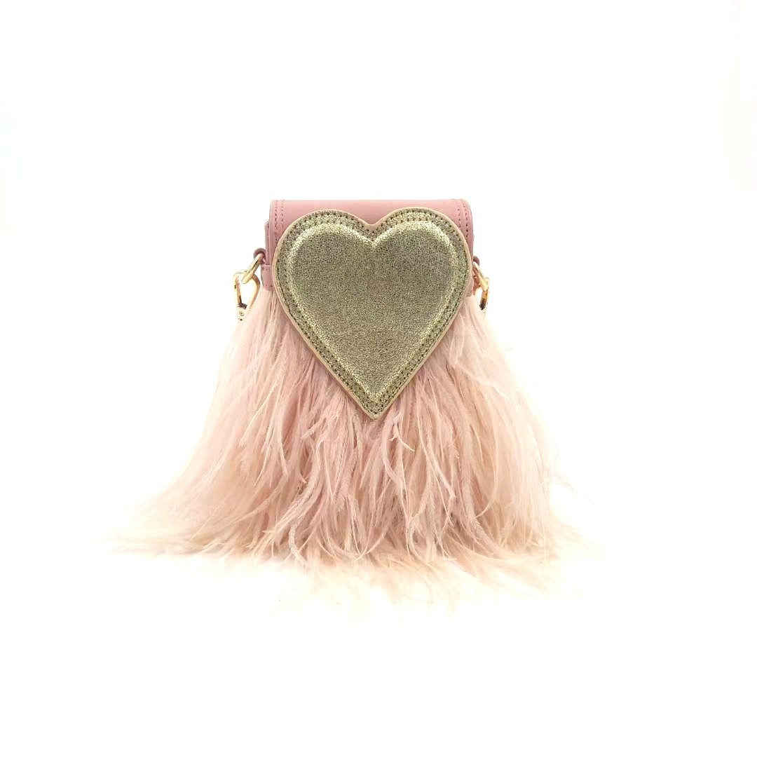 The Ostrich Heart Bag
