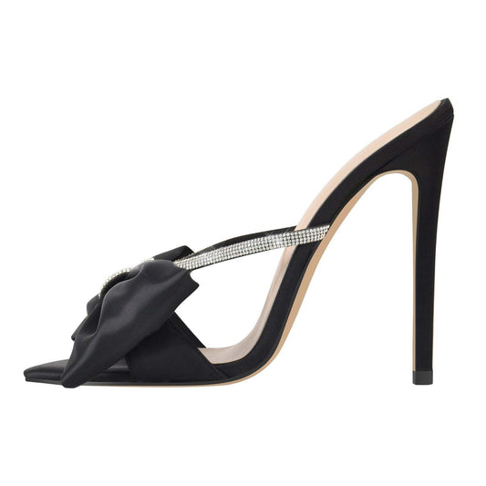 The Pretty Satin Bow Stiletto