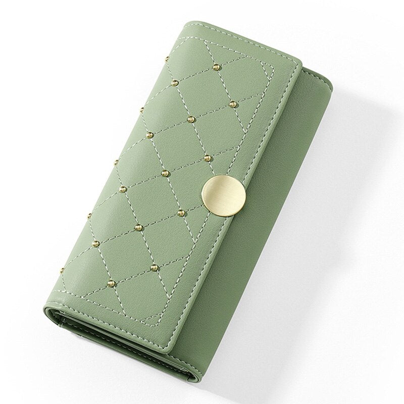 The Rivet Trifold Long Wallet