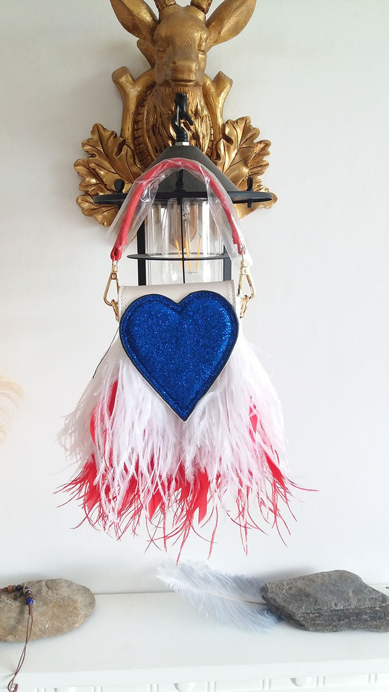 The Ostrich Heart Bag