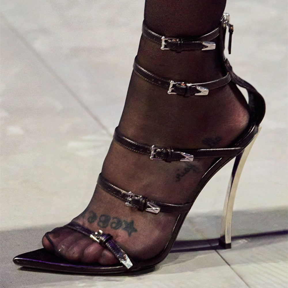 The Satin Roman Stiletto