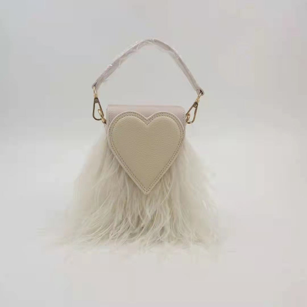 The Ostrich Heart Bag