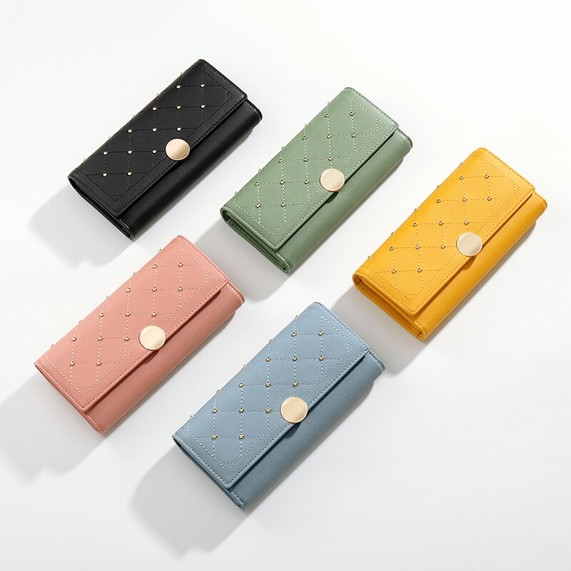 The Rivet Trifold Long Wallet