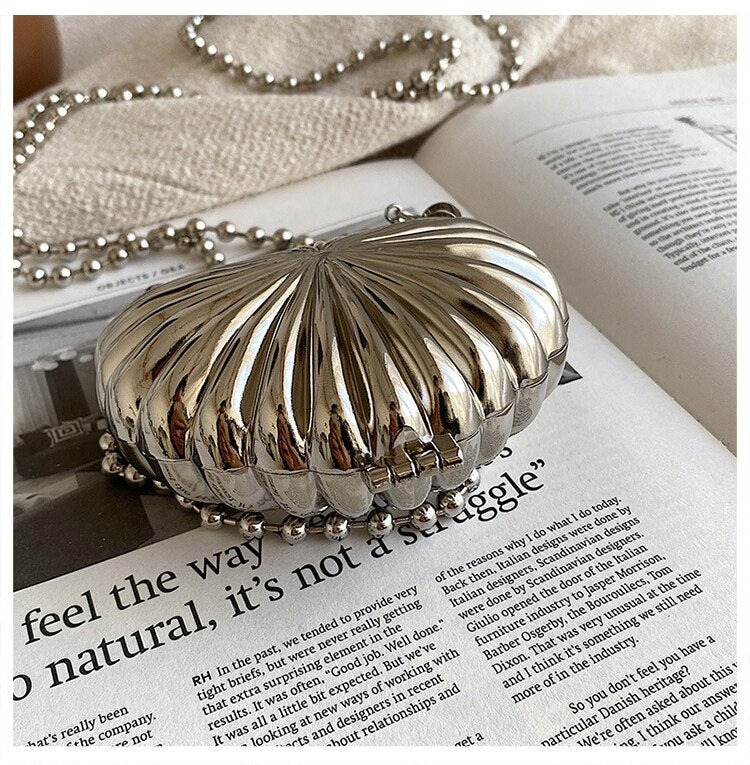 The Mini Heart Shell Bag
