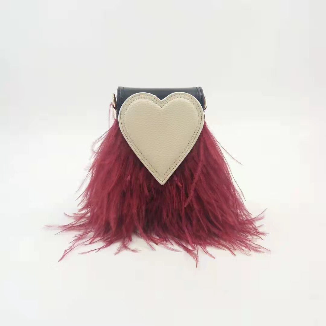The Ostrich Heart Bag