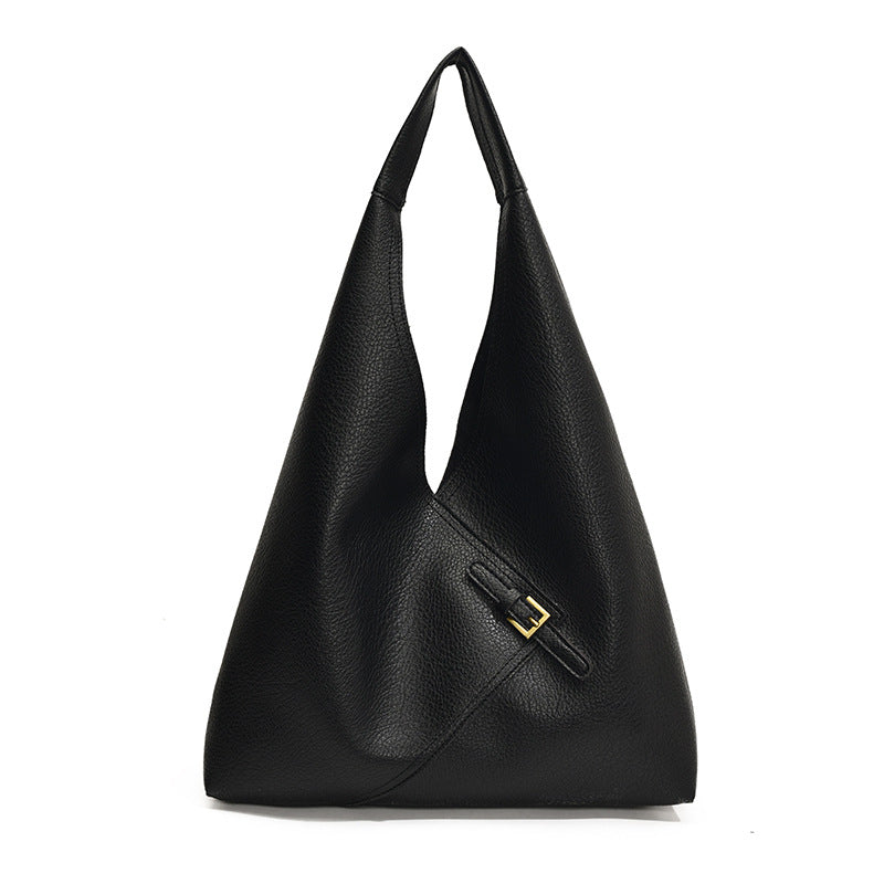 The Leather Triangle Tote