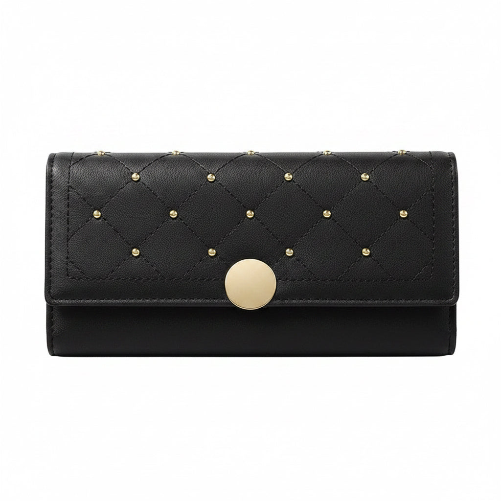 The Rivet Trifold Long Wallet