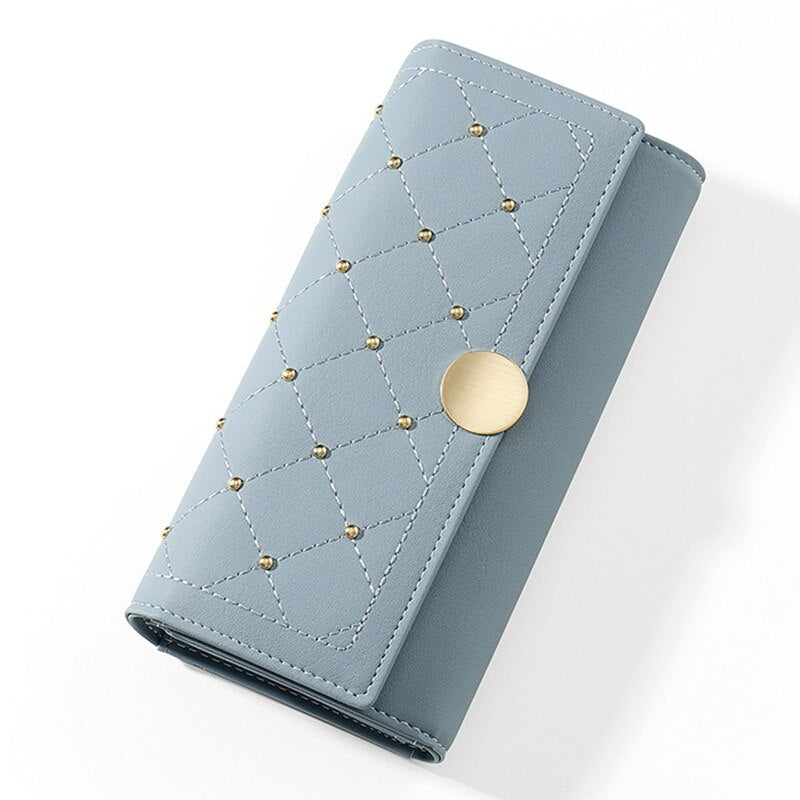 The Rivet Trifold Long Wallet
