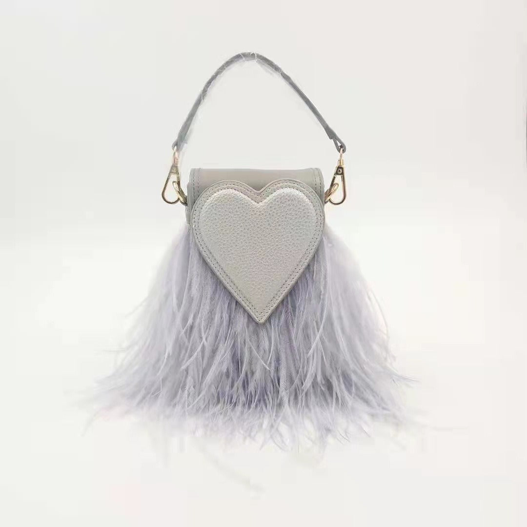 The Ostrich Heart Bag