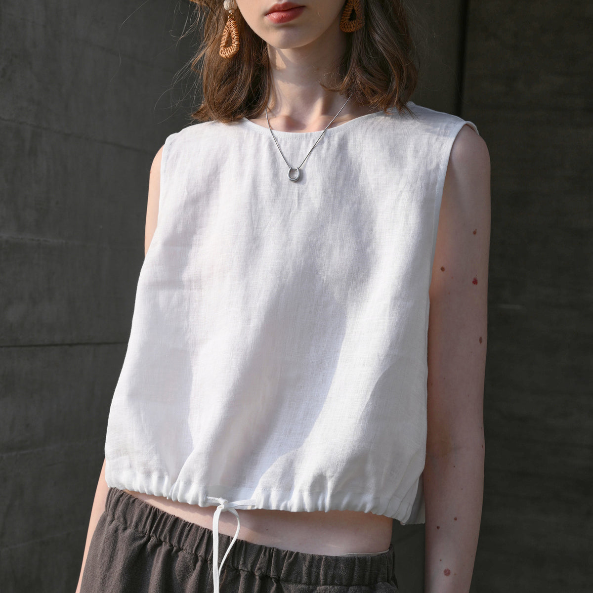 The Linen Casual Vest