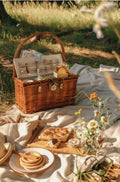 W&W Sandra No21 Vintage Wicker Picnic Basket