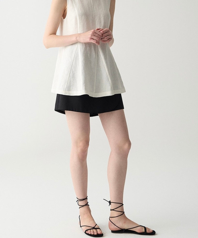 White Linen Blouse