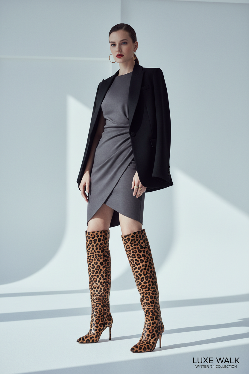The Leopard High Boot